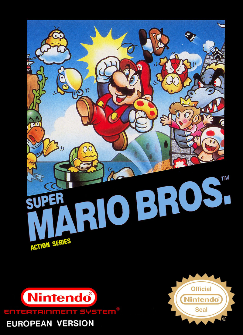 Super Mario Bros box art
